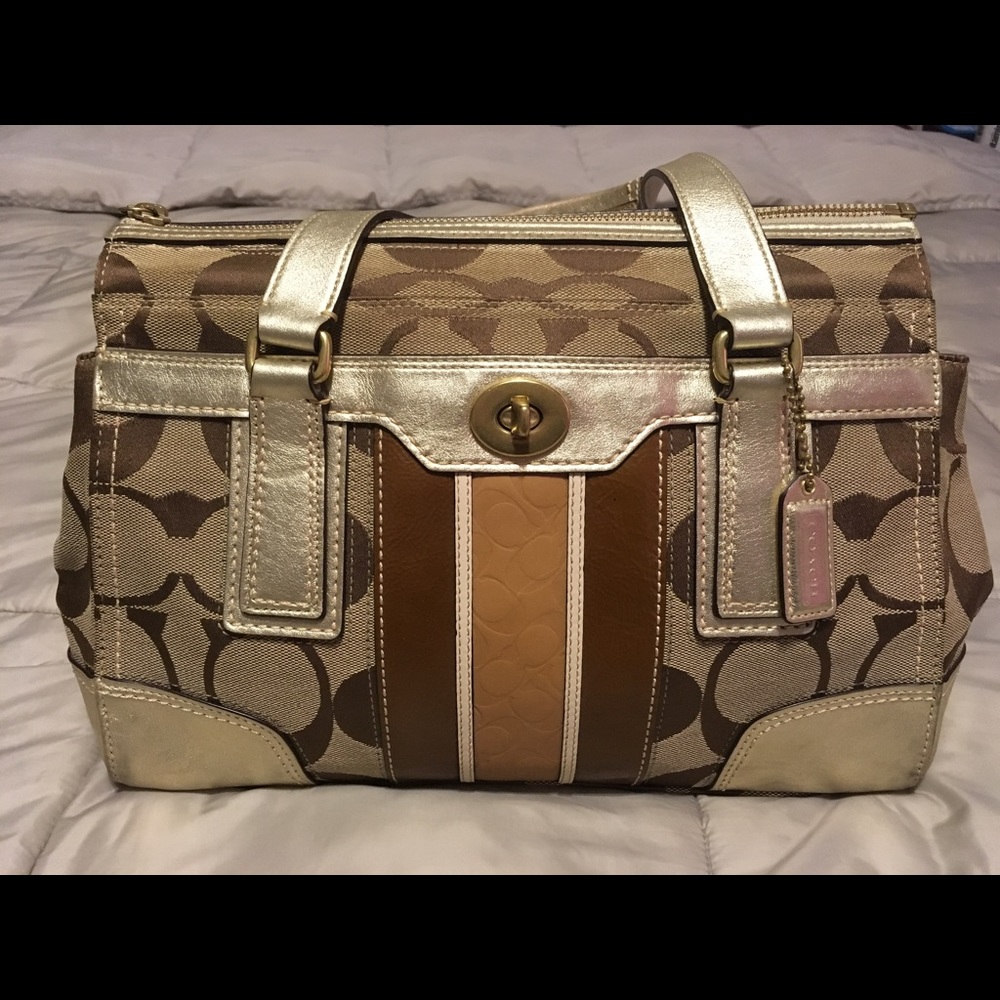 Classic Coach Signature Collection Handbag